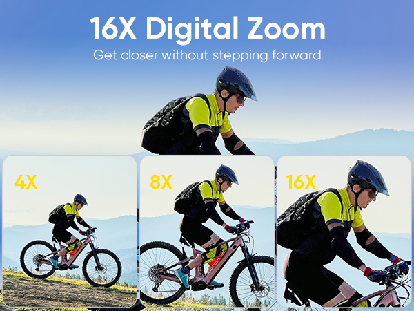 16X Digital Zoom