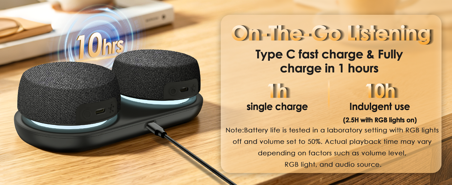 wireless speaker with charging dock