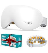 CUZRICH Eye Massager with Heat and Vibration and Cooling - Heated Cooling Eye Mask with Rapid Tem...