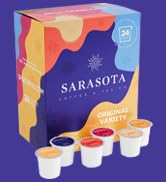 Sarasota K-Cup Coffee Pods | Medium, Dark &amp; Flavored Roast Coffee | K Cup Variety Pack | Single S...