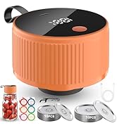 Electric Mason Jar Vacuum Sealer Kit, Automatic Jar Sealer for Wide and Regular Mouth Mason Jars,...