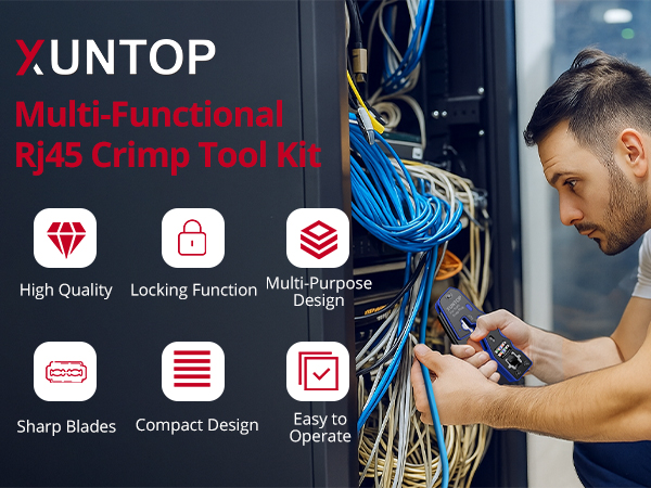 RJ45 Crimp Tool Kit