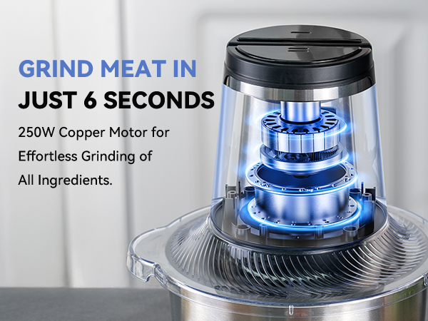 stainless steel food processor