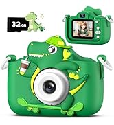 Dwfit Upgrade Selfie Kids Camera, Christmas Birthday Gifts for Boys Girls Age 3-12, HD Kids Digit...