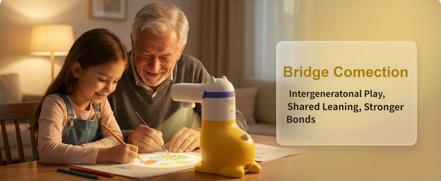 AI drawing projector for kids