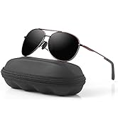 mxnx Aviator Sunglasses for Men Polarized Women UV Protection Lightweight Driving Fishing Sports ...