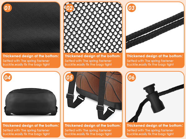 mesh ball backpack