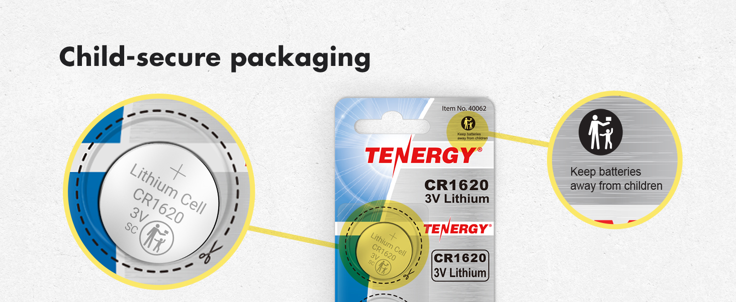 Keep batteries away from children