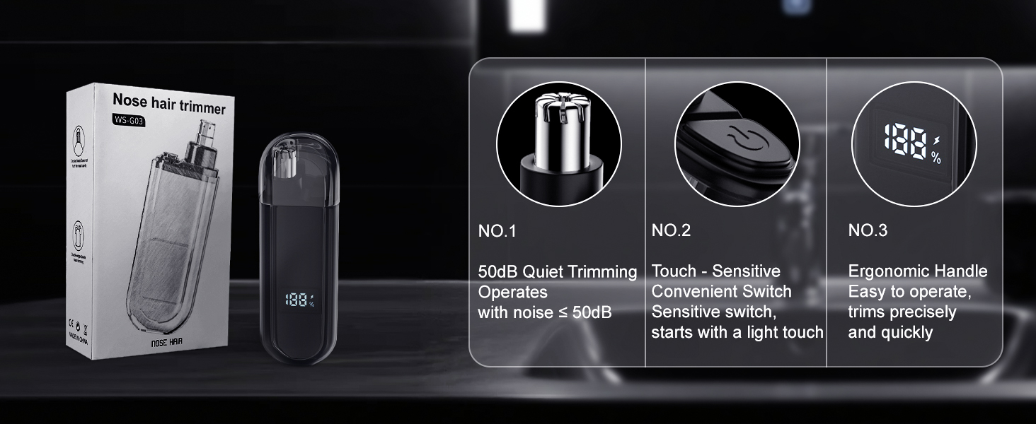 Nose trimmer + 3 core perks.