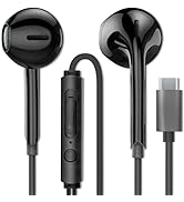 MAS CARNEY USB C Headphones TH6, Built-in Digital Chipset, Microphone, and Remote Control, Compat...