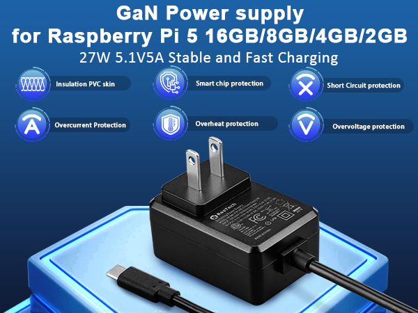 raspberry pi 5 power adapter