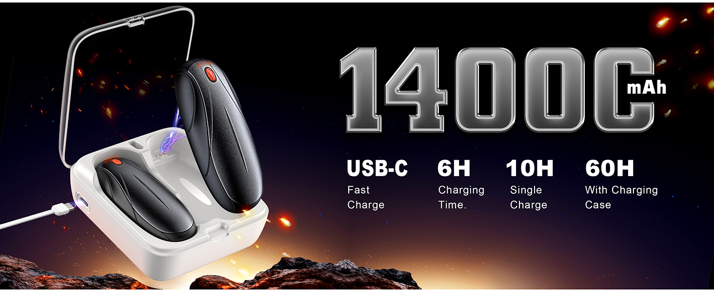 14000mAh rechargeable hand warmer