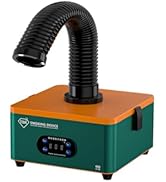 TBK 668 150W Solder Fume Extractor, Desktop Smoke Absorber with Built-in LED Light, 4-Stage Filtr...