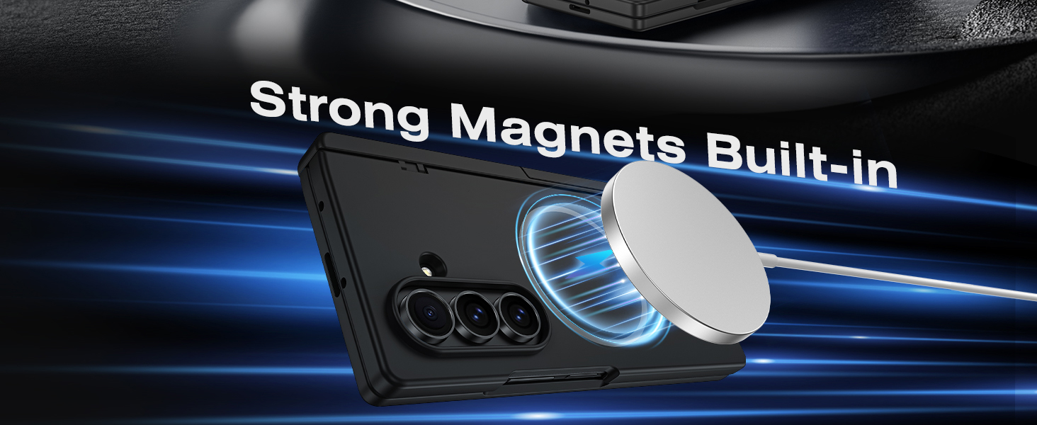 Maxdara for Z Fold 7 Magnetic Case with Kickstand