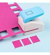 Stamp Punch | Stamp Hole Punches | 1.1X0.9 inch Rectangular Scalloped Edge Embossing Hole Paper P...