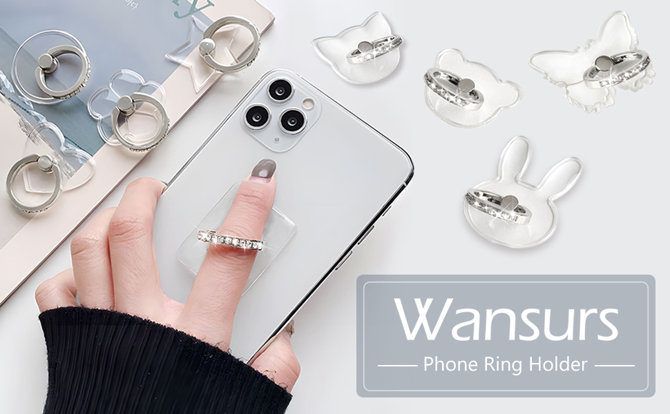 WANSURS PHONE RING HOLDER