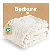 Bedsure Throw Blanket for Couch - Super Soft &amp; Cozy Summer Blankets for Women, Fluffy Fleece Thro...