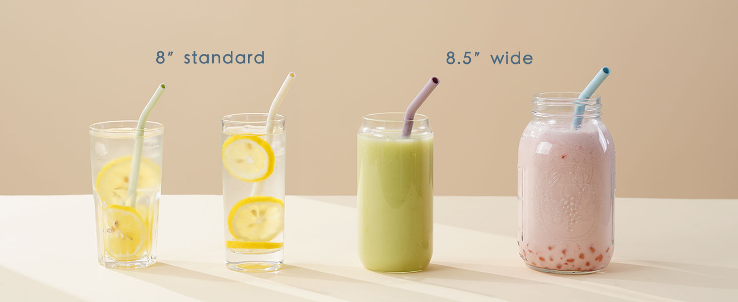 silicone straws