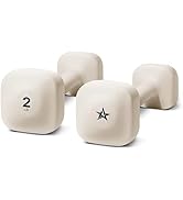 Yes4All Square Neoprene Dumbbell Set for Women/Men, Workout Hand Weight Dumbbells Set of 2, 2lb -...