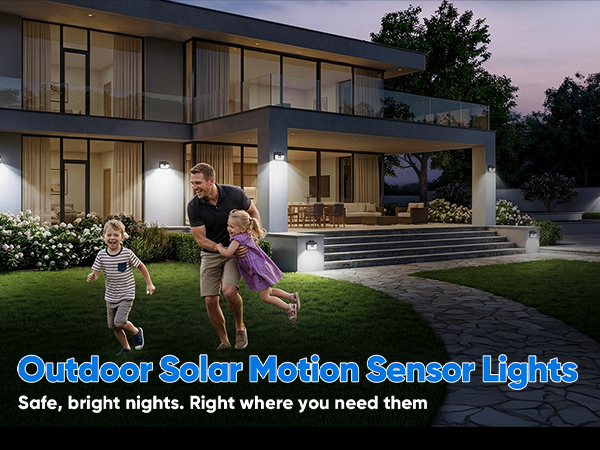 Motion Sensor Solar Lights