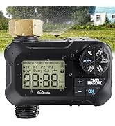 HOMENOTE Water Timer for Garden Hose, Programmable Sprinkler Timer with Rain Delay, Auto &amp; Manual...