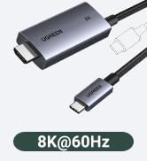 UGREEN USB C to HDMI Cable with 140W PD Fast Charging Adapter 8K@60Hz 4K@240Hz 2-in-1 Thunderbolt...