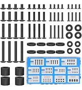 MOUNTUP Universal TV Mounting Hardware Screw Kit with Box - M4 M5 M6 M8 Screws, Spacers &amp; Washers...