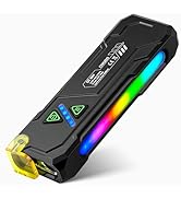 Ciwuzxs EDC Rechargeable Flat Flashlight 1000 Lumens White LED/UV/RGB Ambient Signaling Flashligh...