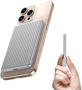 ummz Magnetic Power Bank,Ultra Slim Wireless Portable Charger 5000mAh,20W PD Mag-Safe Battery Pac...
