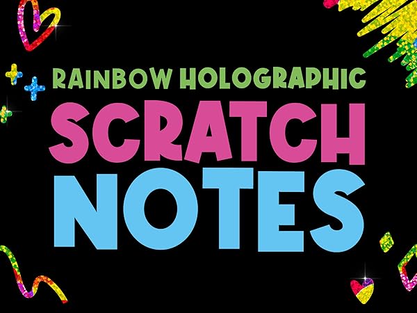 Kids joyfully creating colorful scratch art notes, sharing laughter and vibrant moments together