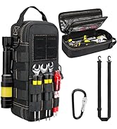 Heavy Duty Small Tool Bags for Men with Carabiner,Tactical Tool Pouch Bag,Portable Utility Tools ...