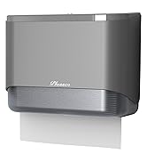 PLUSSEN Commercial Paper Towel Dispenser Wall Mount with Lock 1 Pack,Universal Multifold Tri Fold...
