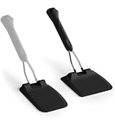 MFTEK Silicone Spatula Set, Eggs Flipper, Adjustable Angle Spatula Turner for Pancake, Fish, Burg...