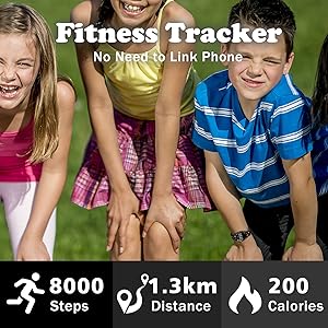 Fitness Tracker Kids Watch