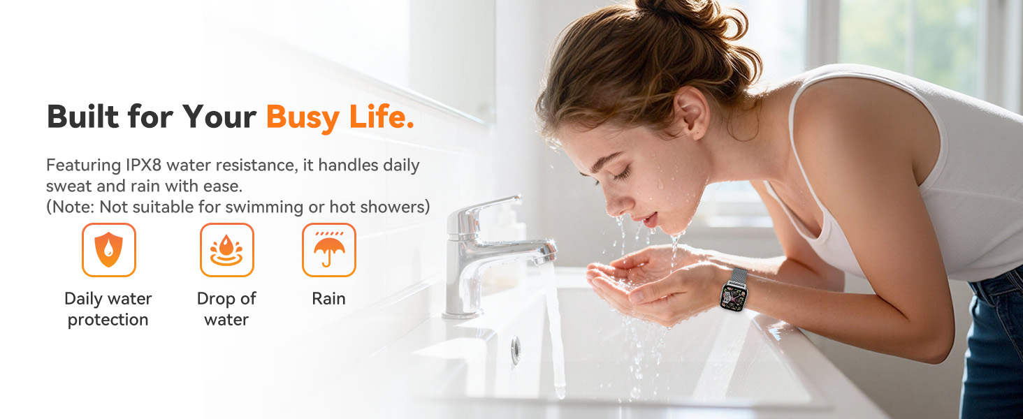 waterproof smart watch
