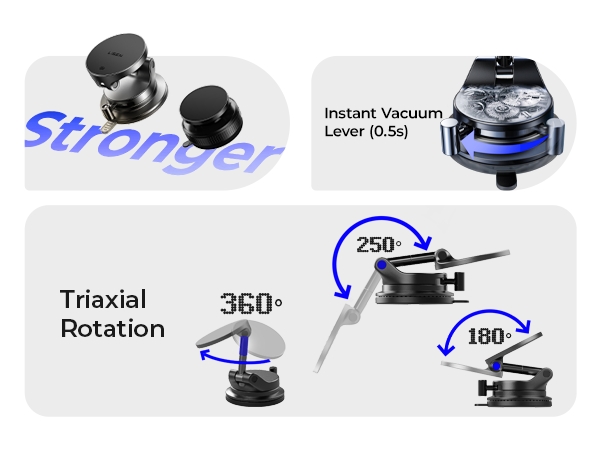 LISEN Suction Magsafe Car Mount charger