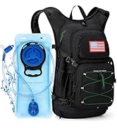 Maelstrom Hydration Backpack, Hiking Backpack with 2L/3L Water Bladder, High Flow Bite Valve Wate...