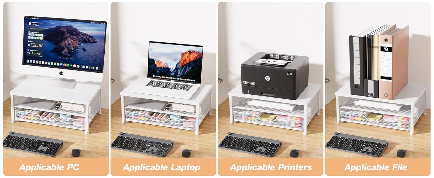 monitor stand for desk organizers and accessories computer stand riser office organization desktop 