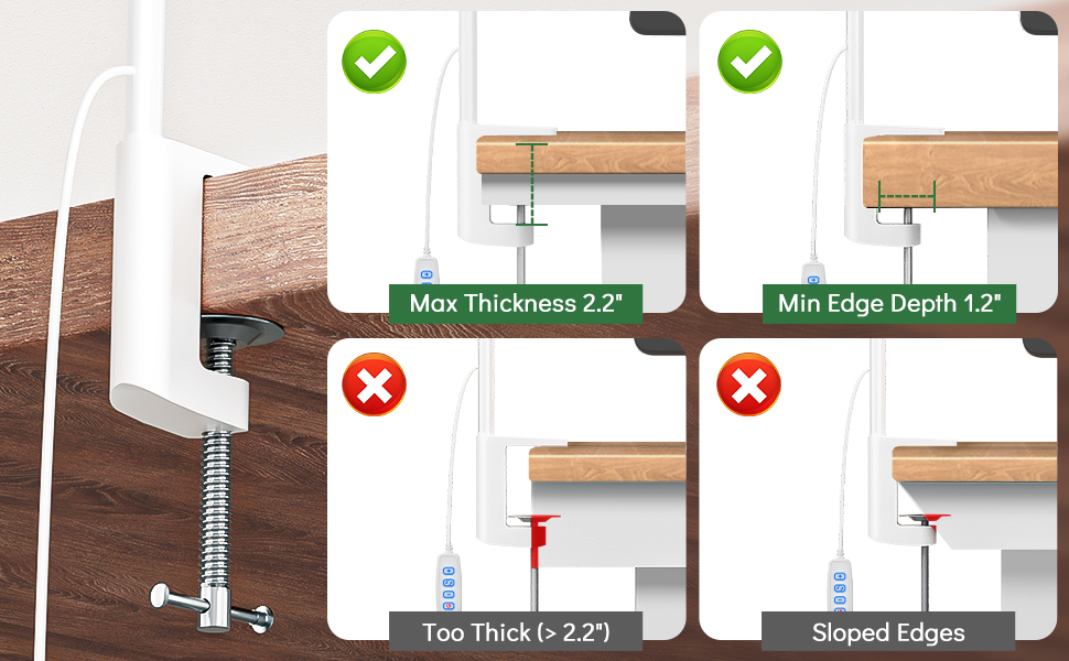led desk lamp with clamp