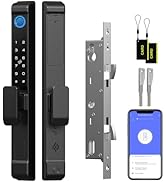 Keylesslife Sliding Door Smart Lock,Sliding Door Lock Fingerprint with Keypad RFID Bluetooth APP ...