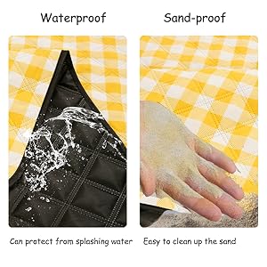 waterproof fandproof extra large blanket picnic outdoor blanket