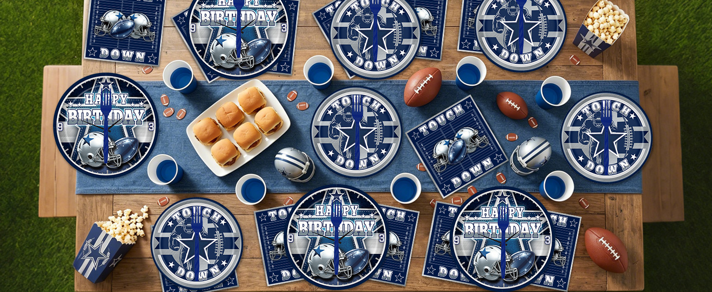 Party Plates and Napkins Set
