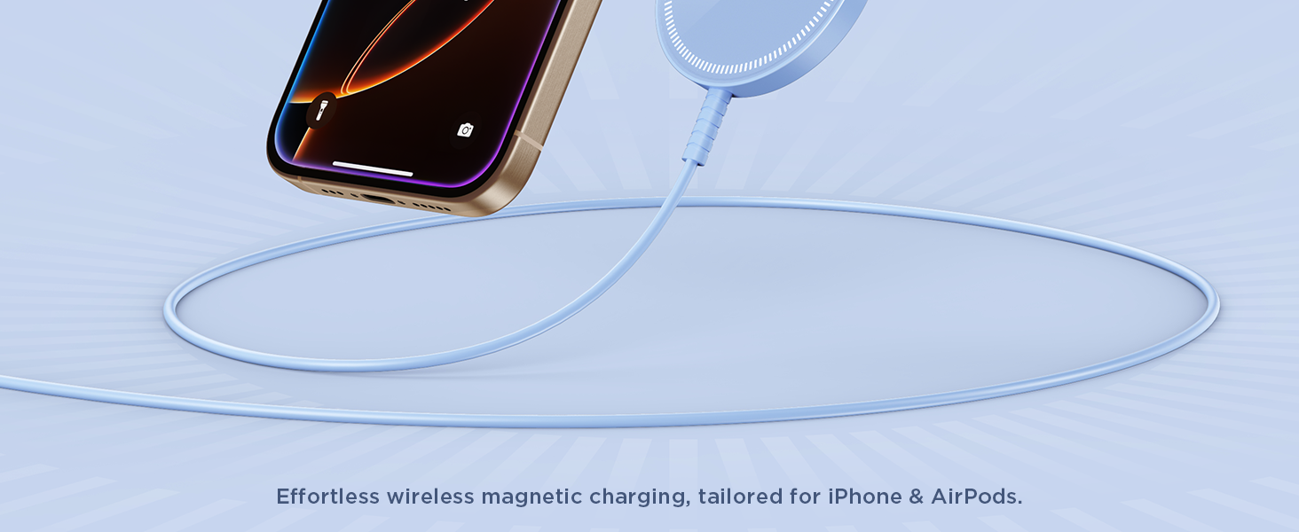 blue wireless charger