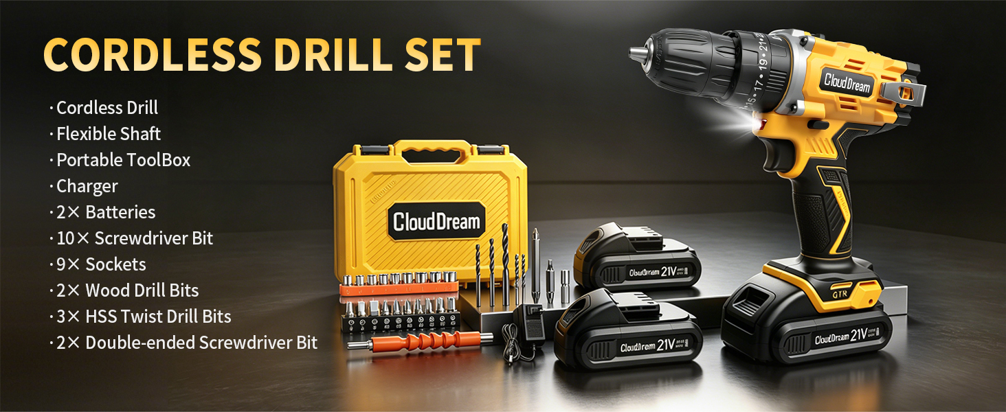 CORDLESS DRILL SET