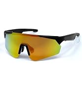 Jacuate Sport Smart Glasses,Polarized Bluetooth Sunglasses for Men, Women,Built-in Mic &amp; Open Ear...