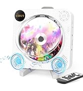 CD Player Portable, Bluetooth CD Player with Speakers DESOBRY Small CD Player for Home with Remot...