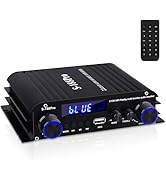 2.1 Channel Stereo Audio Amplifier,300Wx2+360W Home Audio Bluetooth 5.0 Stereo System, USB/AUX In...