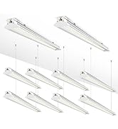 ELEKICO Super Bright New Upgrade Hanging | Surface Mount 8' 120w 5000k 20000lm 8ft Led Shop Light...