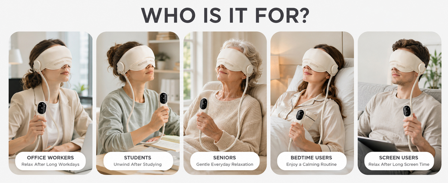 Glam Lady Electric Head Massager for Headaches