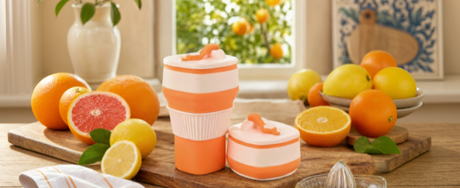 Flame Orange Desktop
